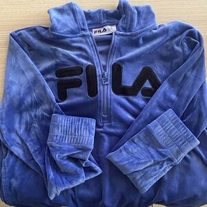 Fila Velour Pullover Sz Medium